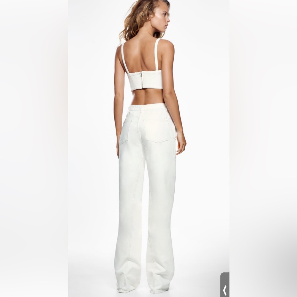 ZARA Super Wide Leg Jeans - Picture 9 of 16